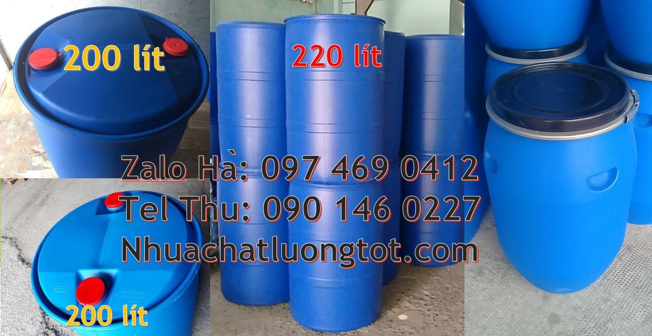 thùng phuy nhựa đựng hóa chất,thùng phuy xanh đựng xăng dầu,phuy nhựa