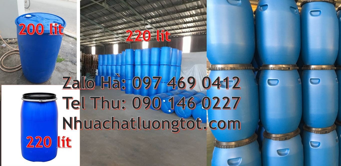 thùng phuy nhựa đựng hóa chất,thùng phuy xanh đựng xăng dầu,phuy nhựa