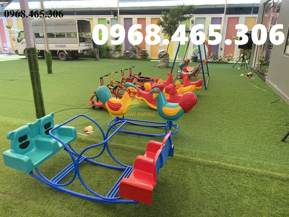 Bập bênh đế cong, bập bênh composite dành cho trẻ em