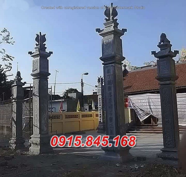 80 mẫu cổng đền chùa bằng đá đpẹ bán cà mau