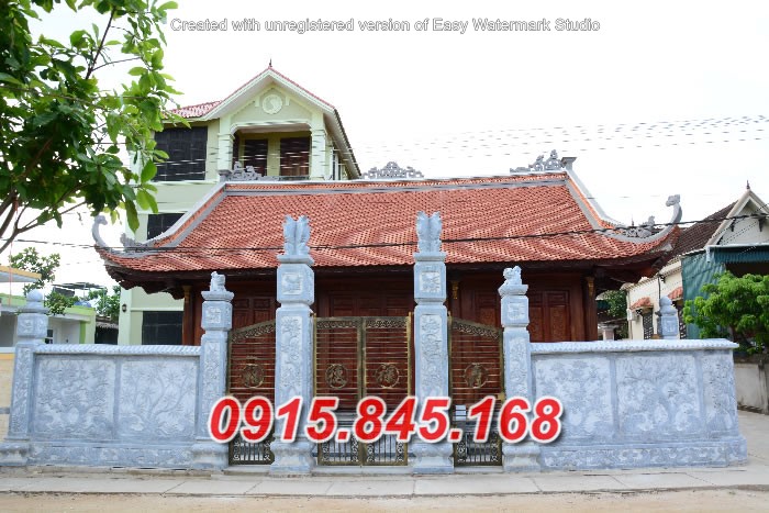 80 mẫu cổng đền chùa bằng đá đpẹ bán cà mau