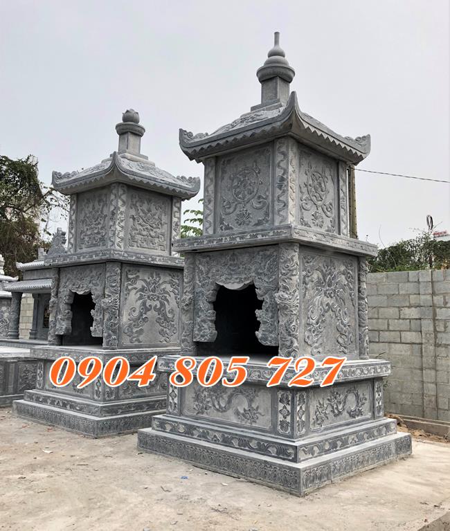 Xây mộ tháp đá để tro cốt hài cốt năm 2023