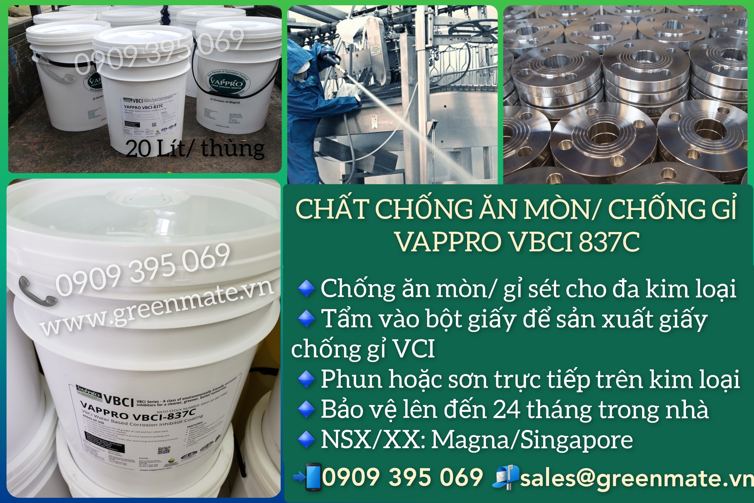 Chất chống ăn mòn/ chống gỉ Vappro VBCI 837C