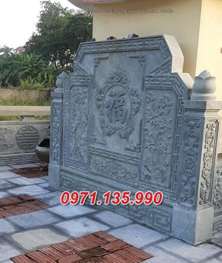 Mẫu cuốn thư đá đẹp bán tại long an - nhà thờ từ đường lăng mộ