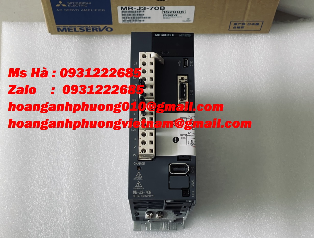 MITSUBISHI 700W giá tốt hiện nay MR-J3-70B bộ điều khiển