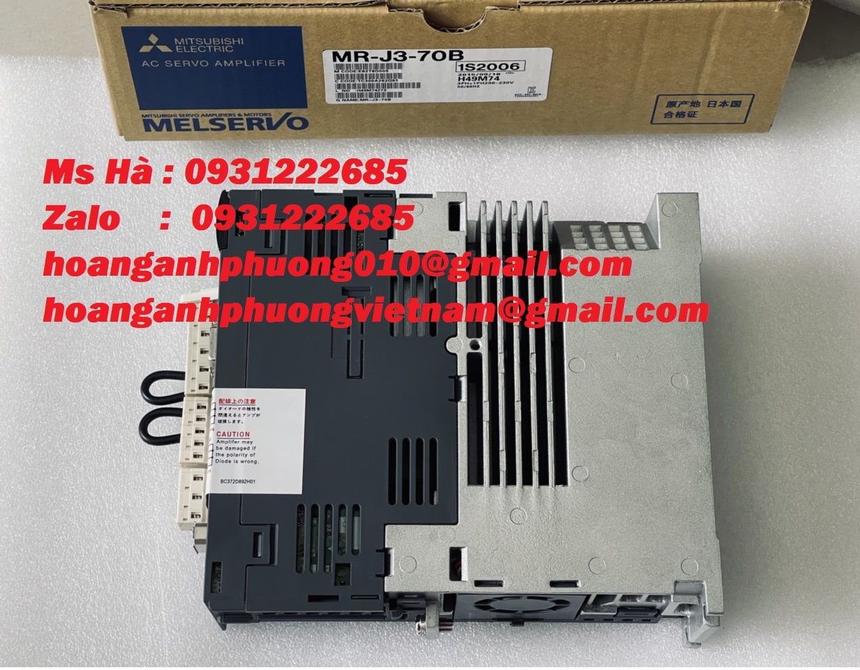 MITSUBISHI 700W giá tốt hiện nay MR-J3-70B bộ điều khiển