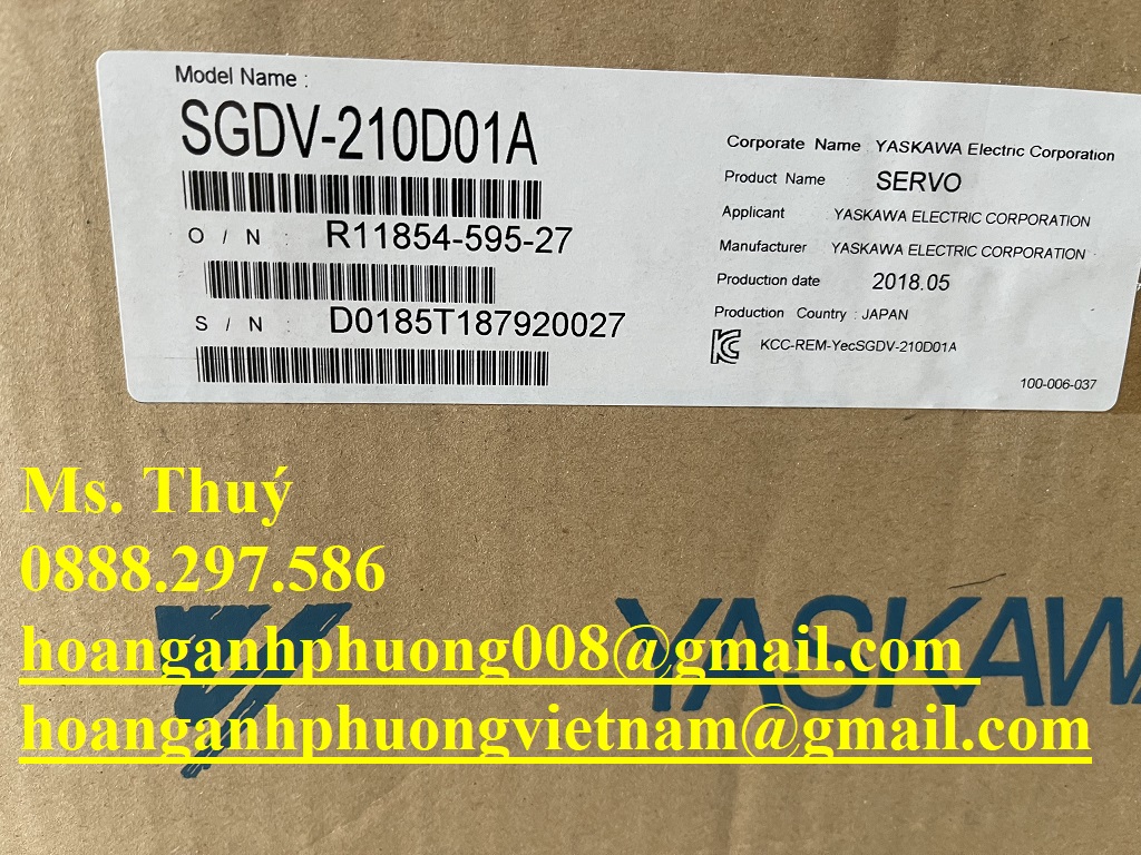 Yaskawa SGDV-210D01A  Bộ điều khiển nhập khẩu giá tốt