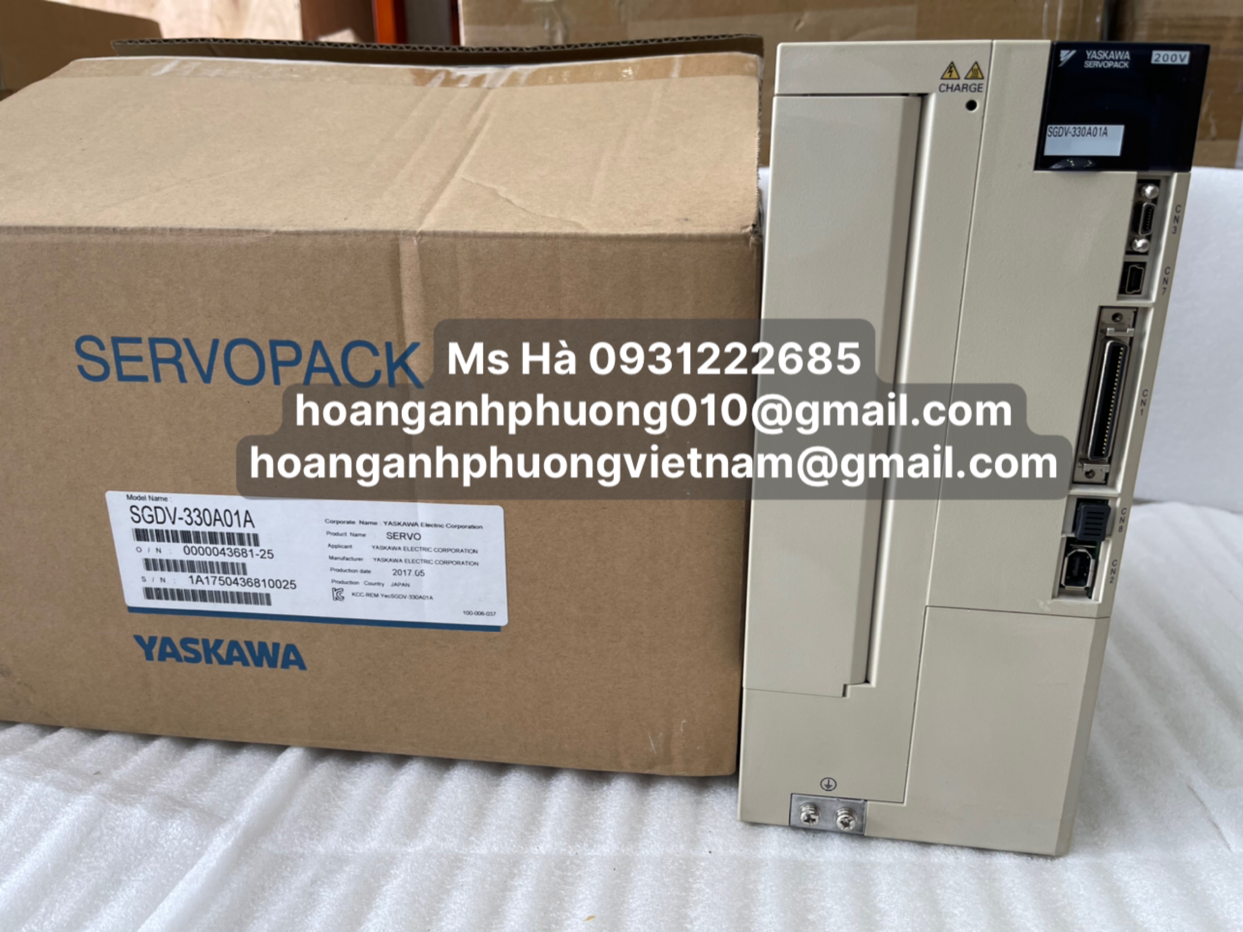 Bộ điều khiển 5kW nhập khẩu dòng yaskawa SGDV-330A01A