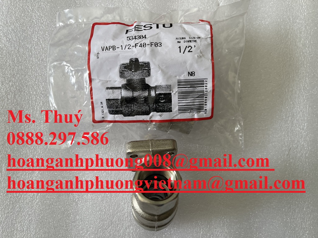Van Festo VAPB-1.2-F40-F03  Hàng mới, giá tốt, chính hãng