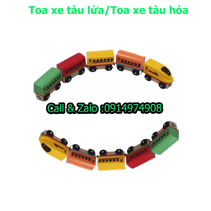 Toa xe lửa/Toa tàu hỏa bằng nhựa cao cấp an toàn cho bé