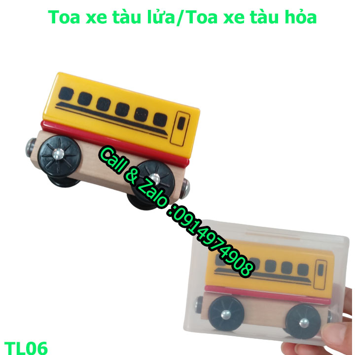 Toa xe lửa/Toa tàu hỏa bằng nhựa cao cấp an toàn cho bé