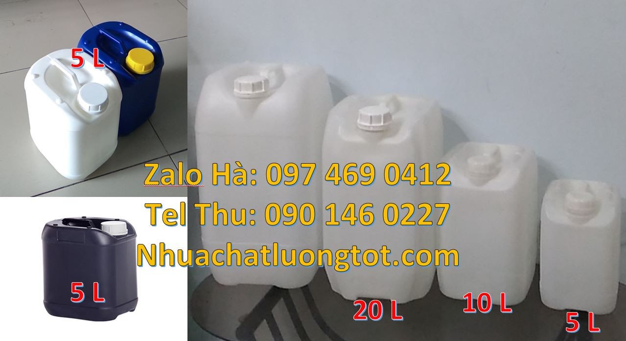 can nhựa 2l đựng nước rửa chén,can nhựa 4l đựng dầu ăn,can nhựa 5l đen