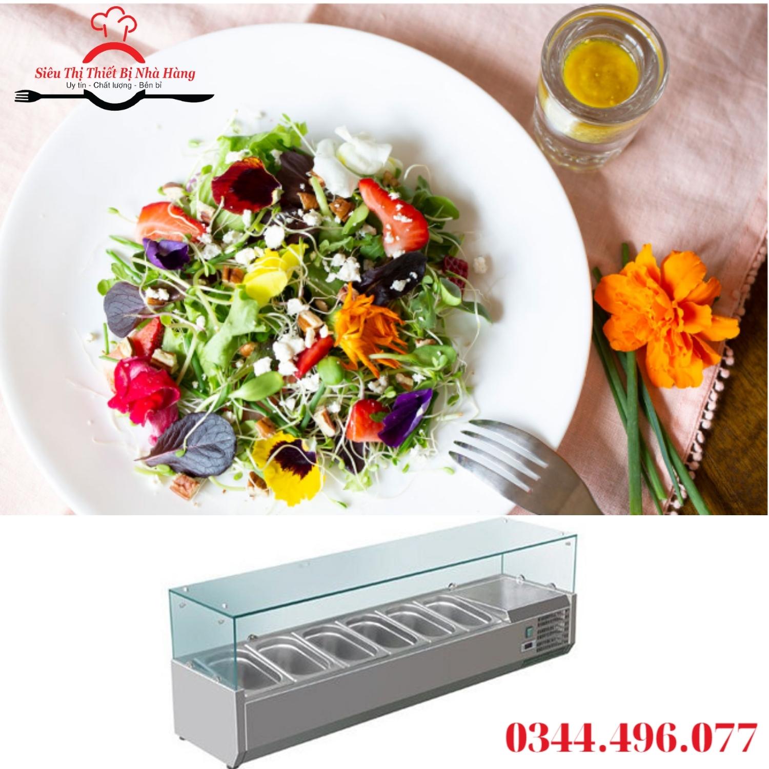 Tủ lạnh pizza/ bàn salad/ quầy buffet- bàn chuyên giữ lạnh thực phẩm