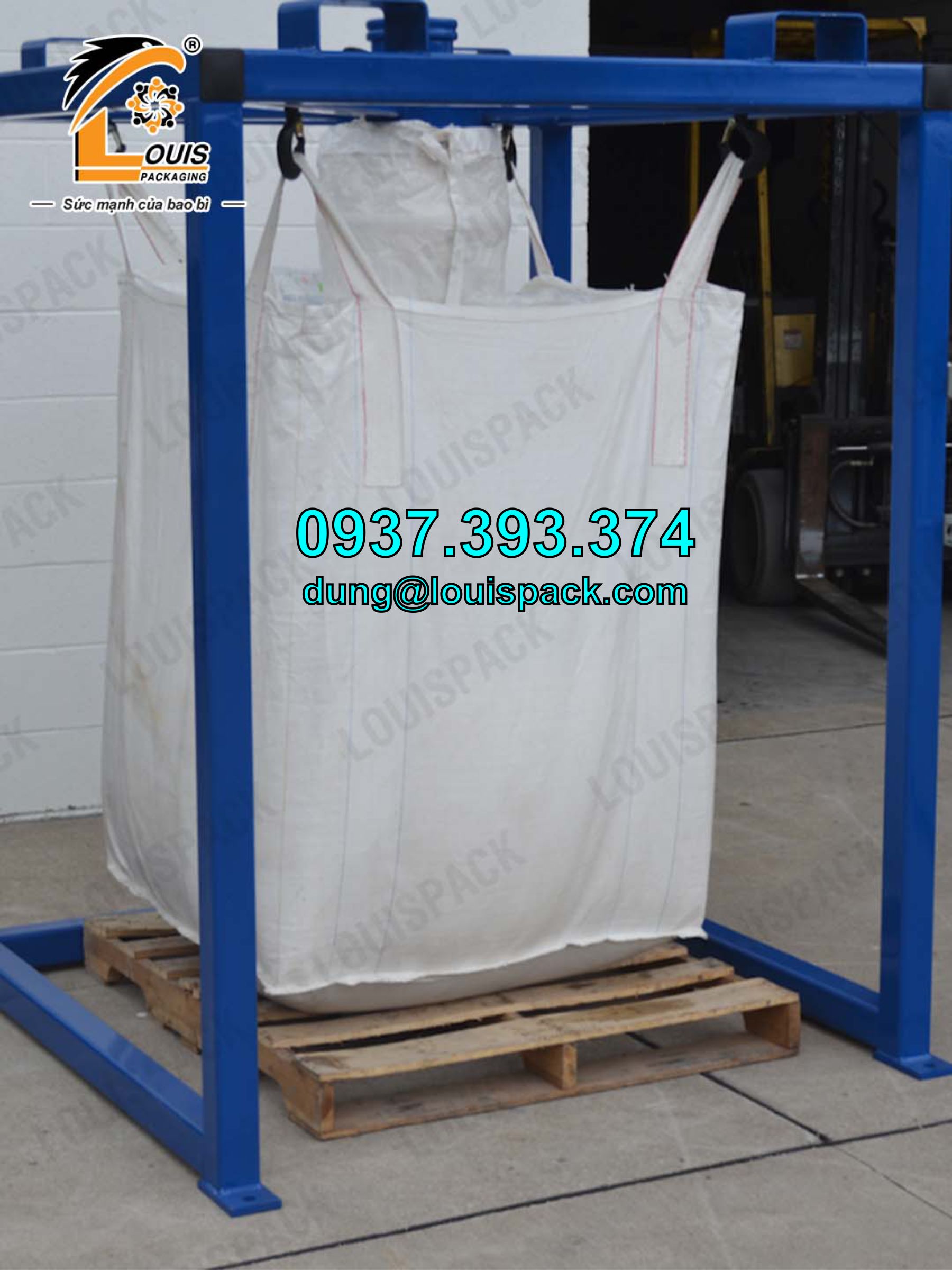 Bao jumbo đựng nông sản như lúa, gạo, cà phê, bắp giống, tiêu