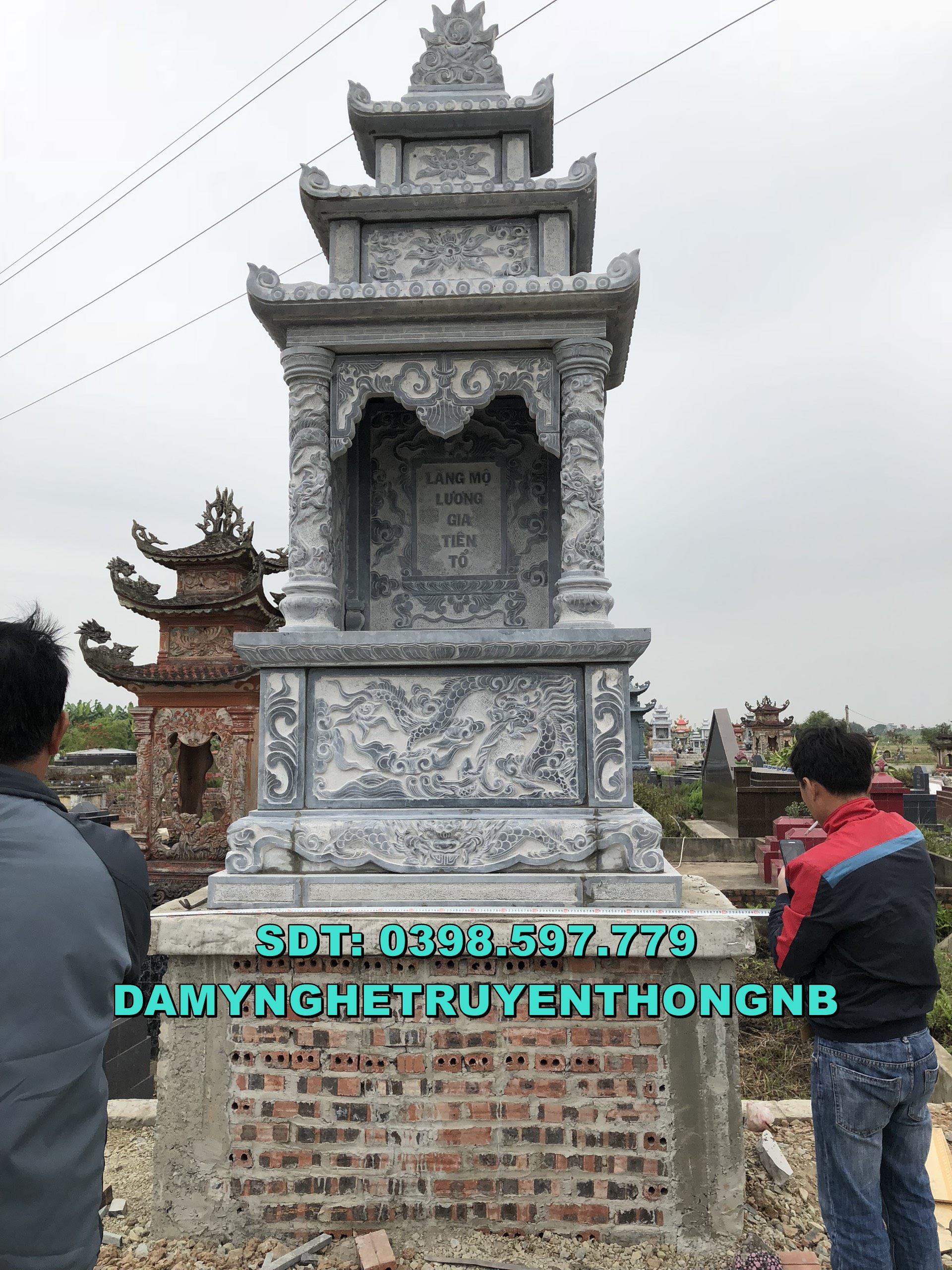 thiết kế lăng thờ bằng đá đẹp tại phú thọ