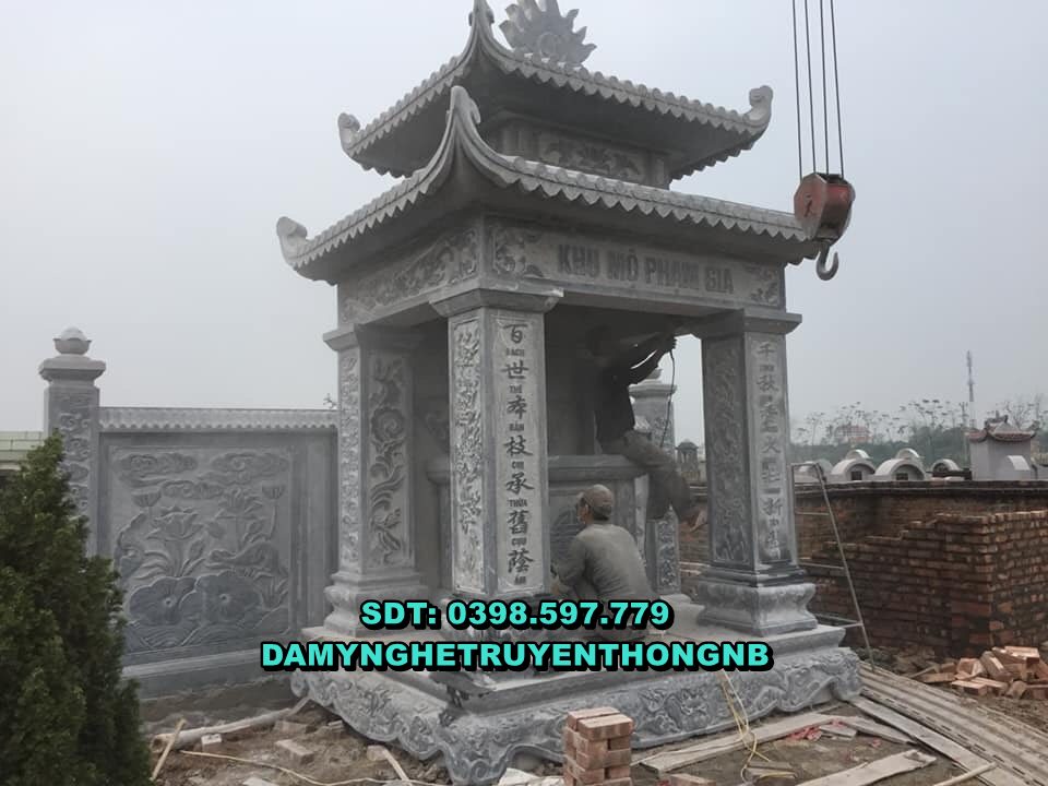thiết kế lăng thờ bằng đá đẹp tại phú thọ