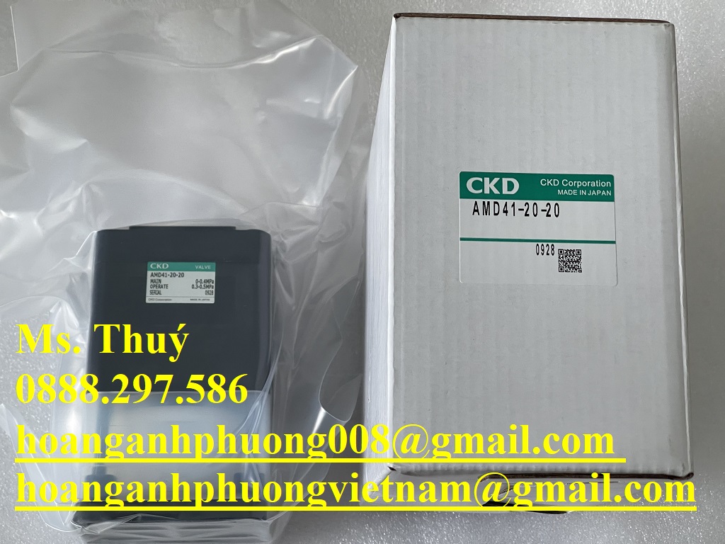 Van khí nén CKD AMD41-20-20 giá tốt Toàn Quốc