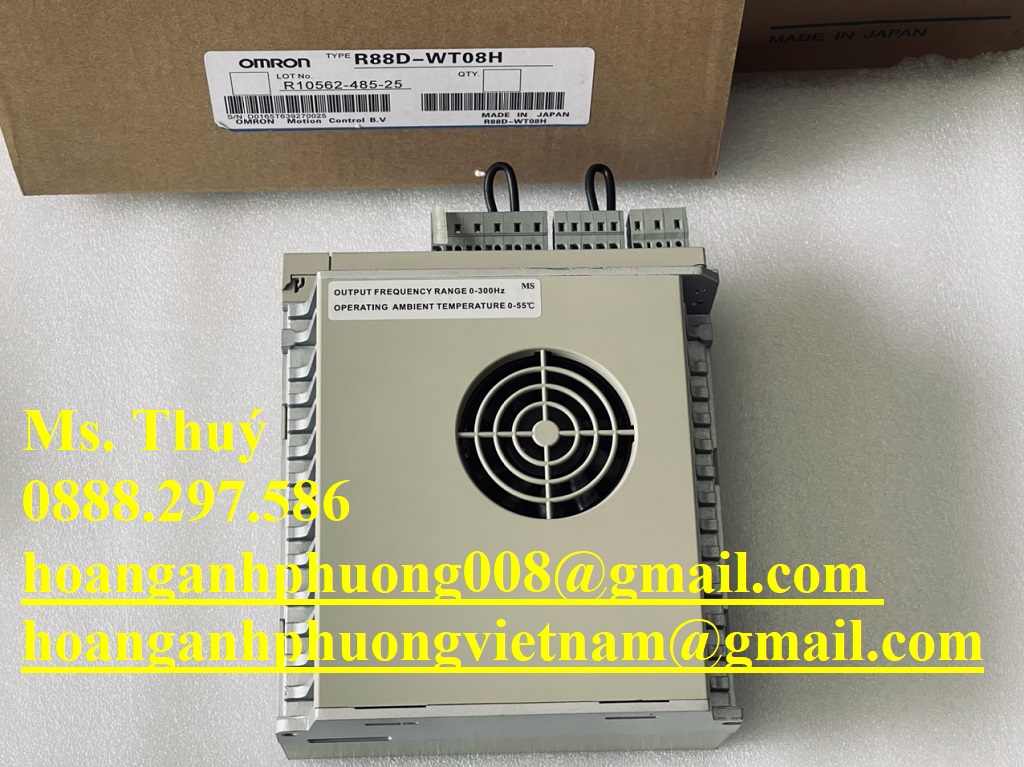 Bộ điều khiển Servo Omron R88D-WT08H  BH 12 tháng chính hãng