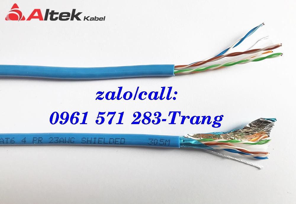 Cáp mạng cat6 và cat5e Altek Kabel lõi đồng