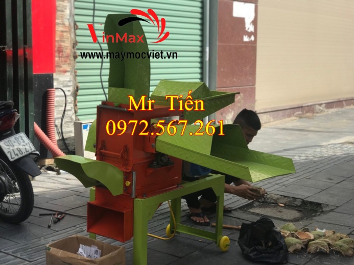 Máy băm sơ dừa, bã mía, cỏ voi đa năng SUMO 3KW