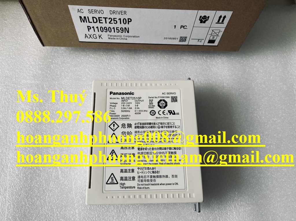 MLDET2510_  AC Servo Driver Panasonic  Mới 100%