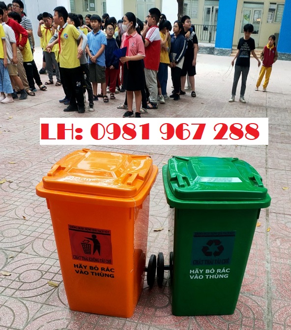 Cung cấp thùng rác nhựa 100 lít giá rẻ toàn quốc