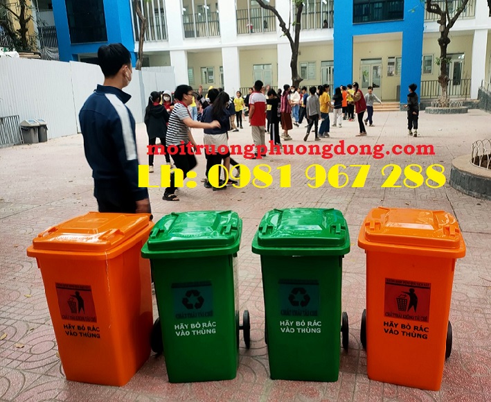 Cung cấp thùng rác nhựa 100 lít giá rẻ toàn quốc