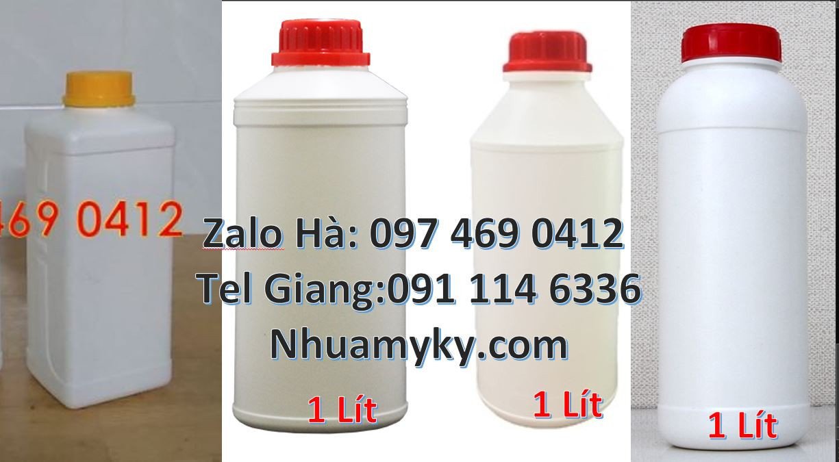 chai nhựa 1l đựng mỹ phẩm,chai nhựa 0.5l màu trắng,chai nhựa hpde giá