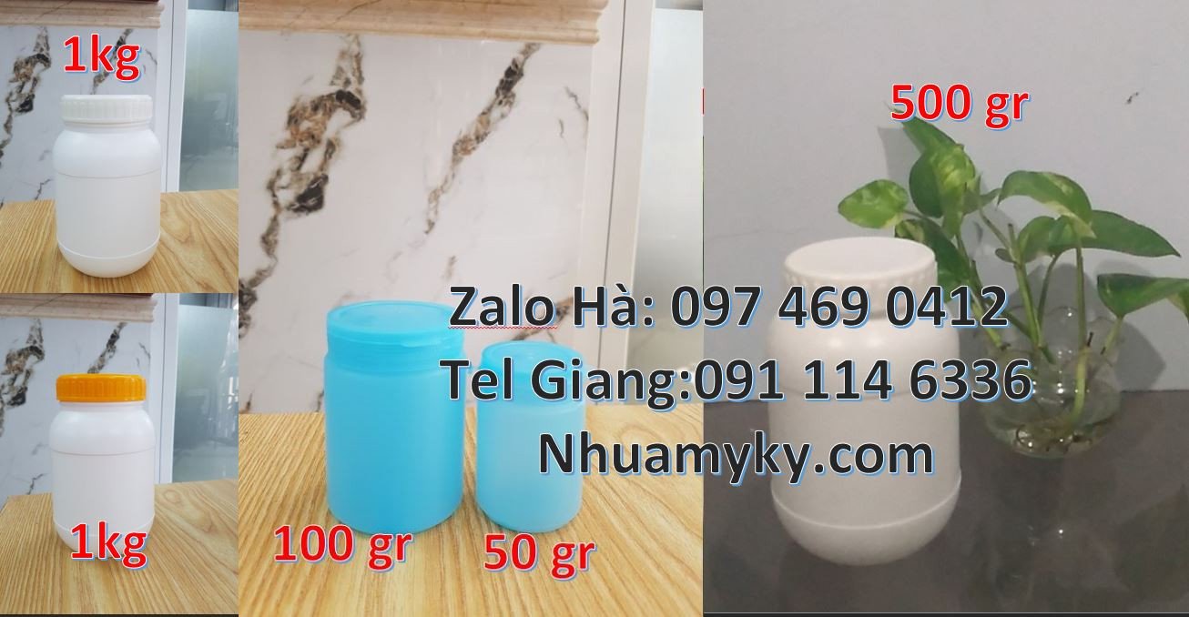 hũ nhựa 50g đựng hạt tiêu,hũ nhựa 200g đựng bột ngọt,hũ nhựa hdpe rẻ