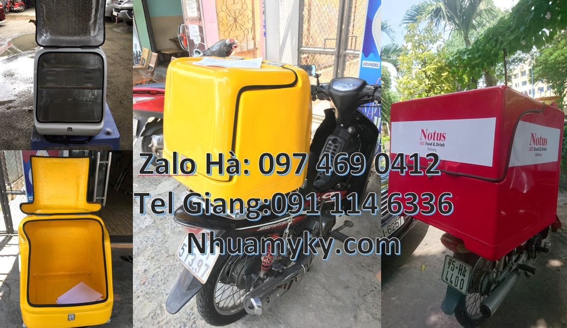 thùng giao đồ ăn nhanh,thùng giao hàng giá rẻ,thùng giao thư báo vàng