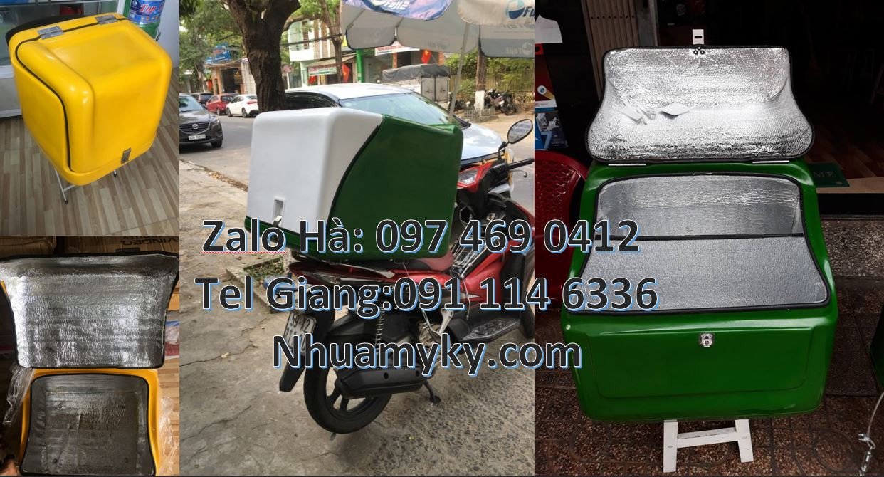 thùng giao đồ ăn nhanh,thùng giao hàng giá rẻ,thùng giao thư báo vàng