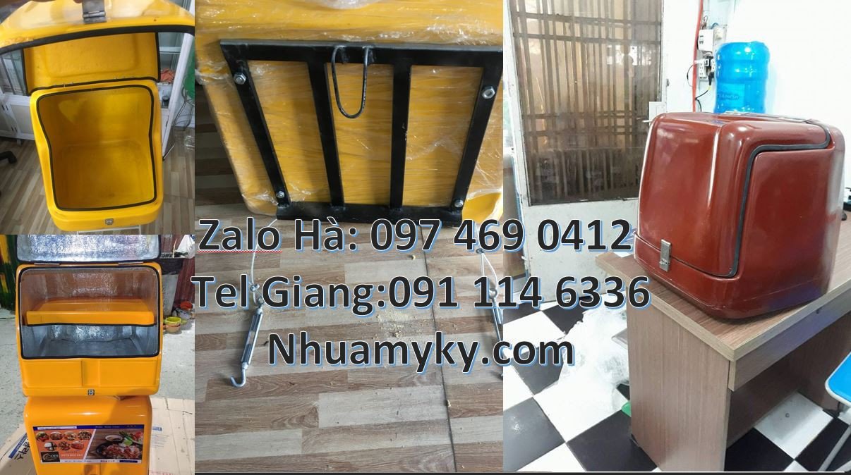 thùng giao đồ ăn nhanh,thùng giao hàng giá rẻ,thùng giao thư báo vàng