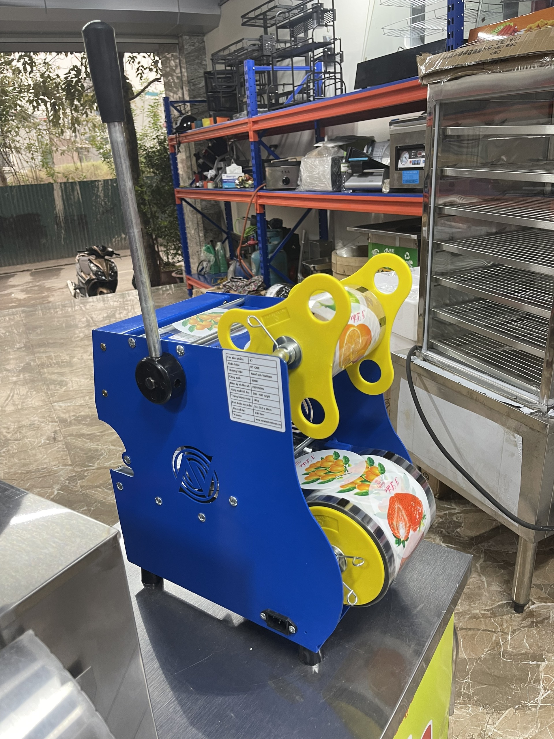 Máy ép ly 300-400-500-700ml. Máy dập cốc