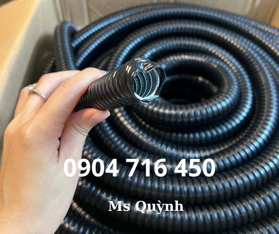 ống ruột gà phi 32, ống ruột gà lõi thép phi 32 nhập khẩu