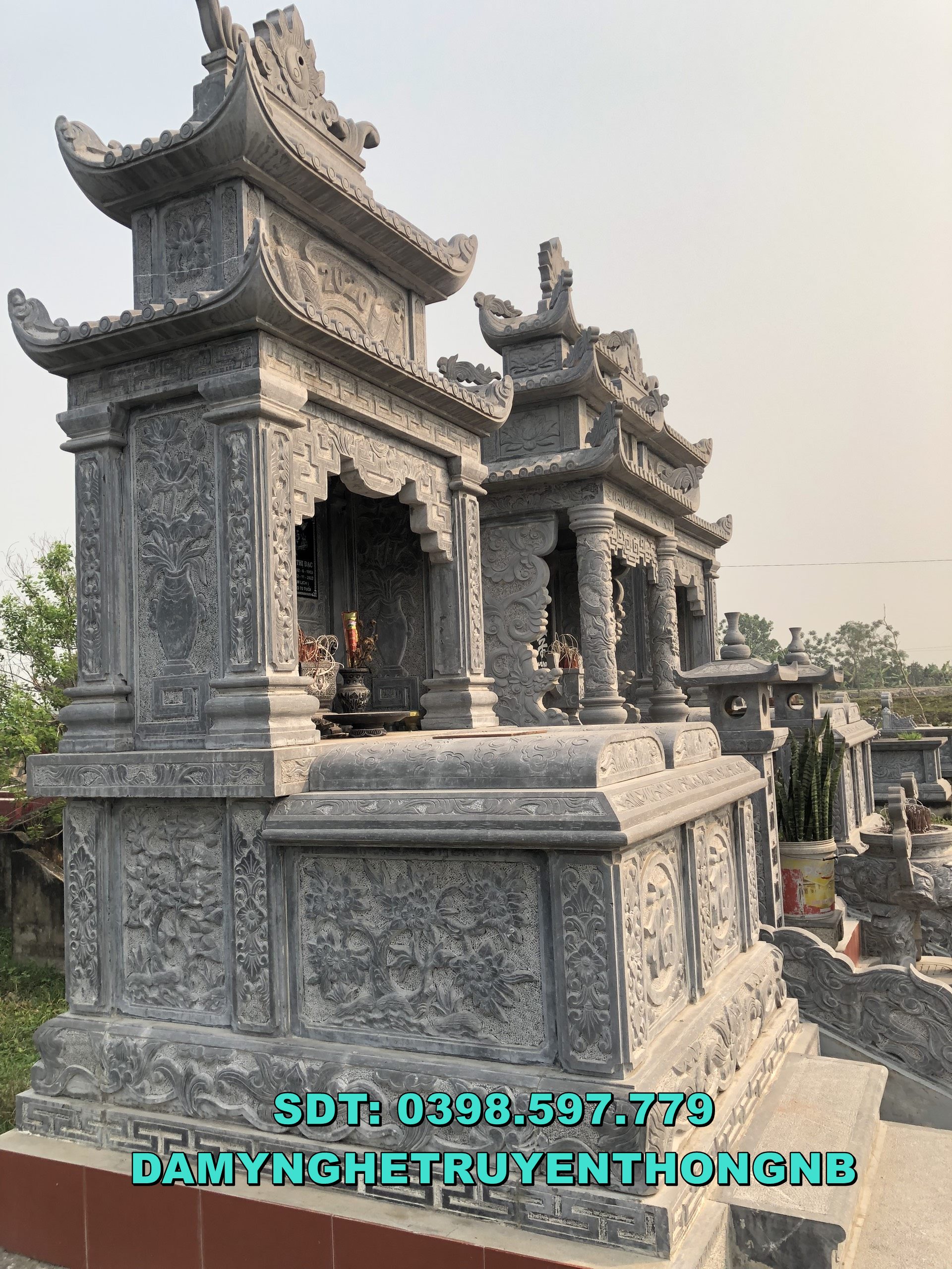 mộ đá đôi cao cấp được ưa chuộng nhất tại hải phòng