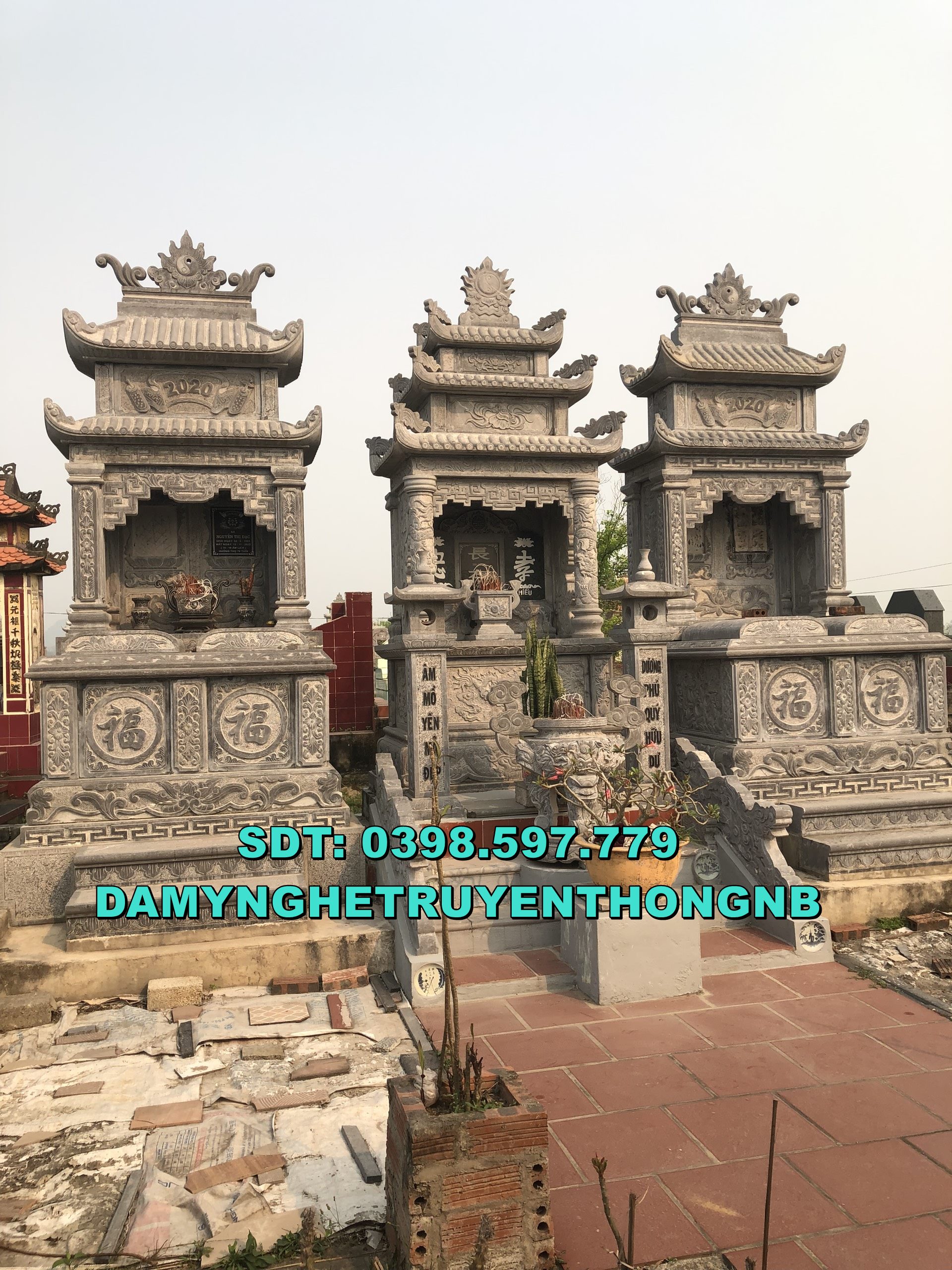 mộ đá đôi cao cấp được ưa chuộng nhất tại hải phòng