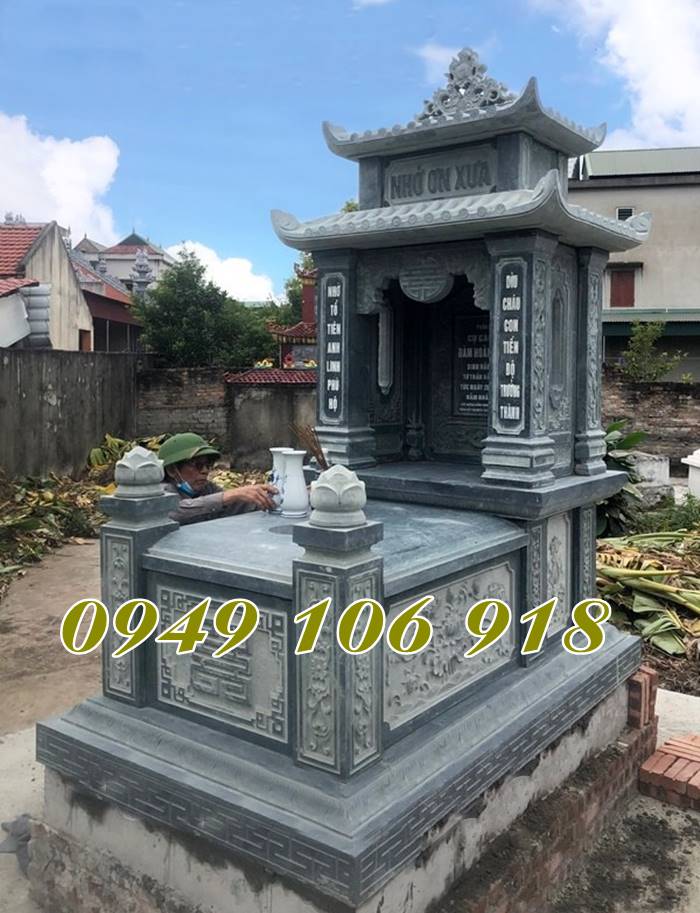 Mẫu tháp mộ để tro cốt bằng đá năm 2023