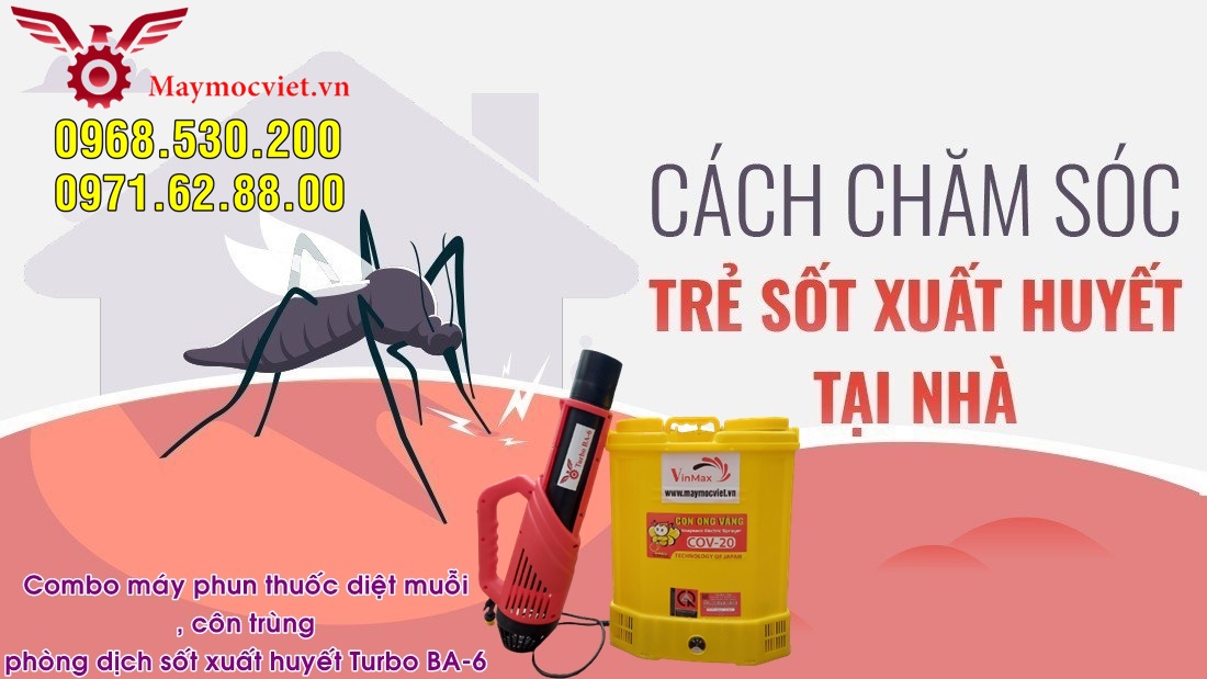 [Bảo hành 12 tháng ]-Máy phun thuốc diệt muỗi và côn trùng Turbo BA-6