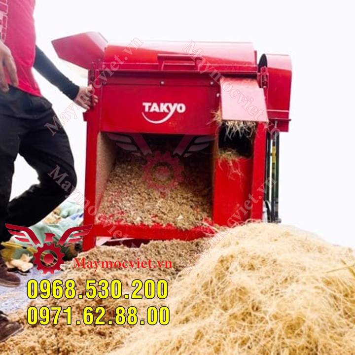 Máy xay nghiền xơ dừa , rơm, cỏ voi 1 cách nhanh chóng và hiệu quả