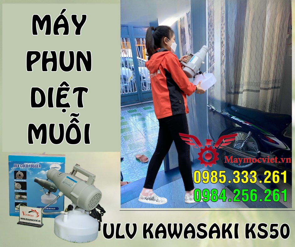Máy phun hóa chất Chloramin B hiệu quả - an toàn dạng sương ULV KS50