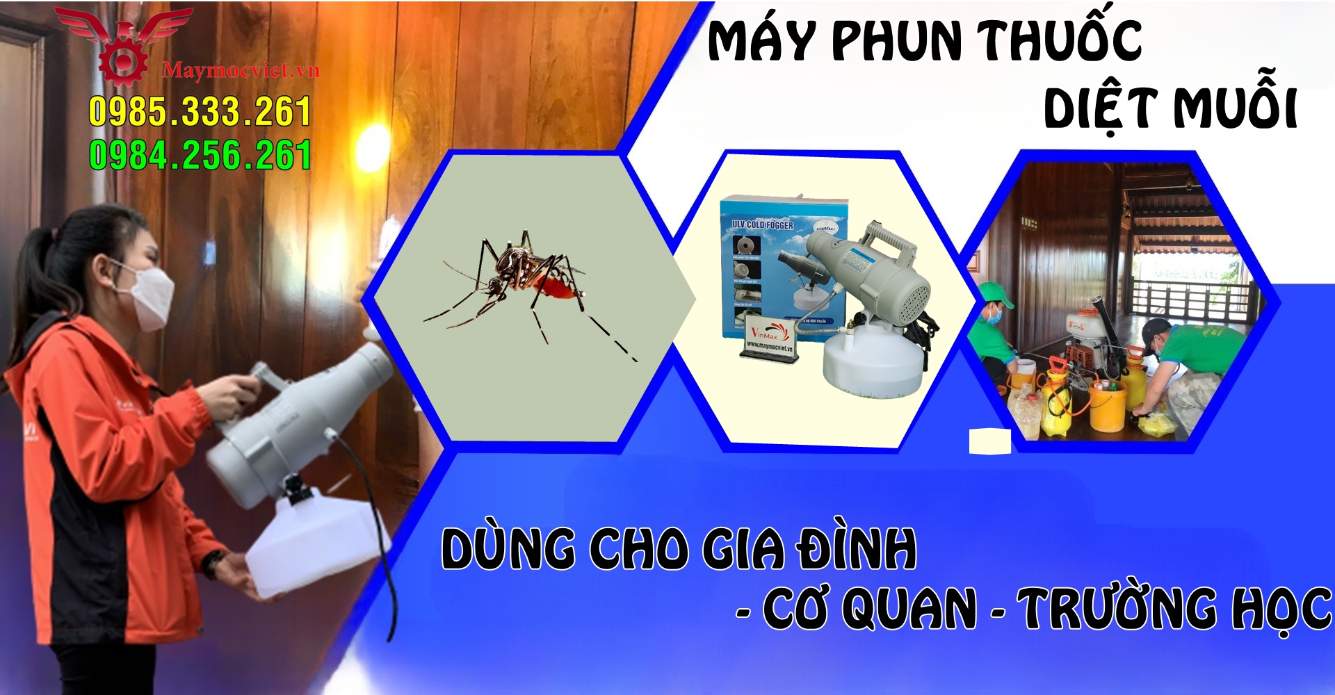 Máy phun hóa chất Chloramin B hiệu quả - an toàn dạng sương ULV KS50