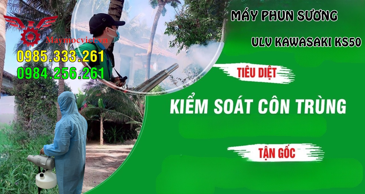Máy phun hóa chất Chloramin B hiệu quả - an toàn dạng sương ULV KS50