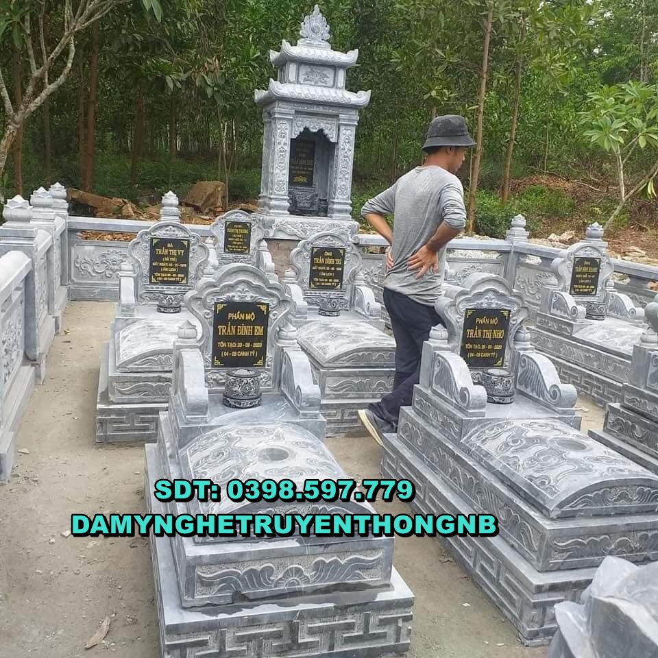 xây mộ đá cao cấp cho ông bà ở vĩnh long