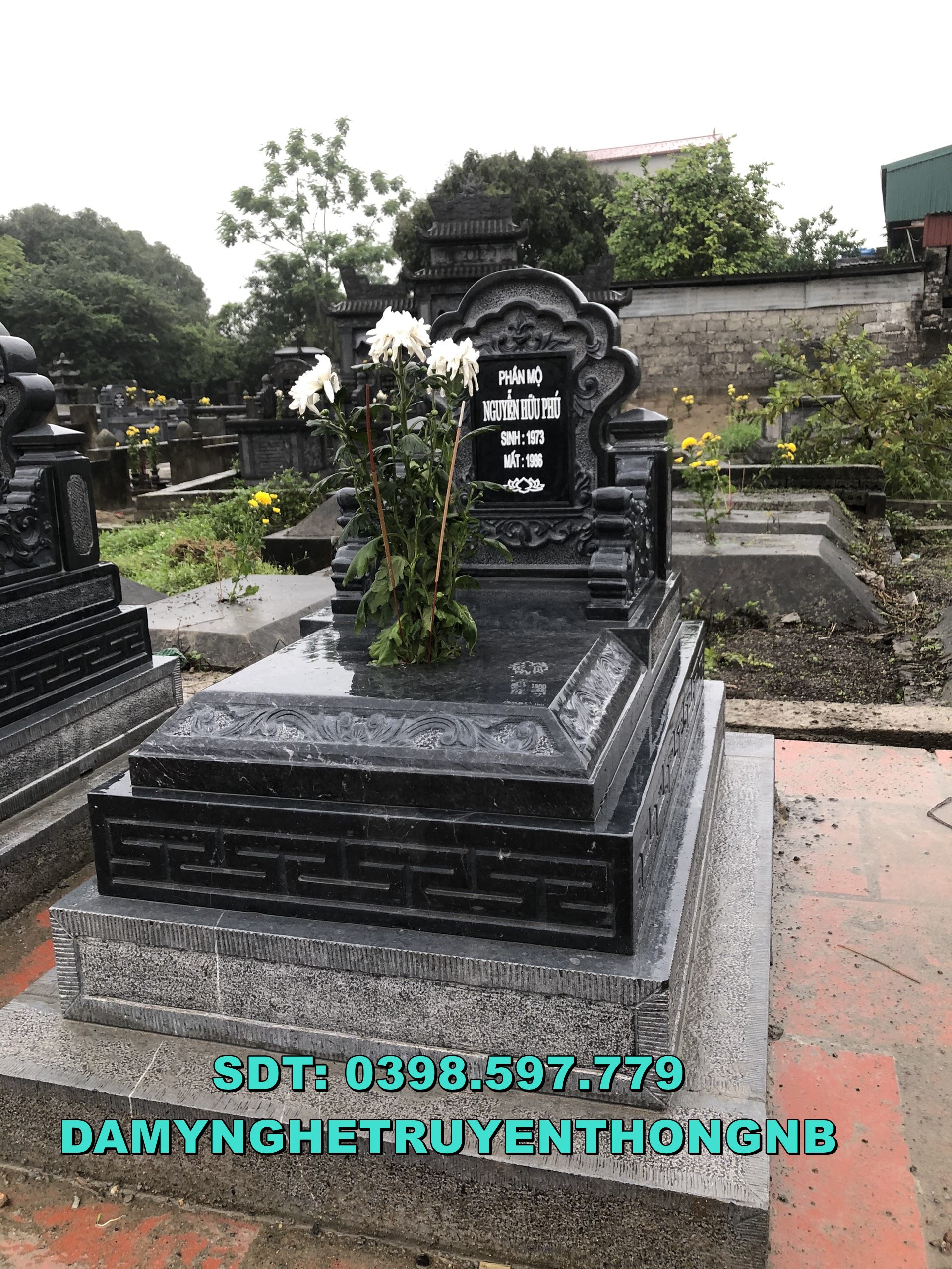 xây mộ đá cao cấp cho ông bà ở vĩnh long
