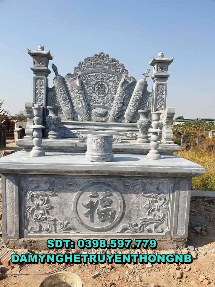 xây mộ đá cao cấp cho ông bà ở vĩnh long