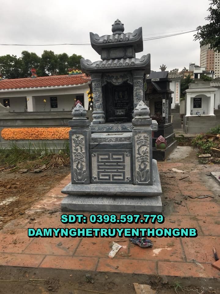 xây mộ đá cao cấp cho ông bà ở vĩnh long