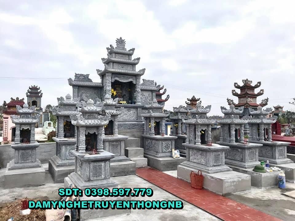 khuôn viên lăng mộ đá đẹp tại cần thơ 2023