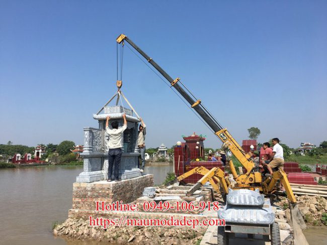 Mẫu lăng thờ đá đẹp tại Phú Xuyên- Hà Nội