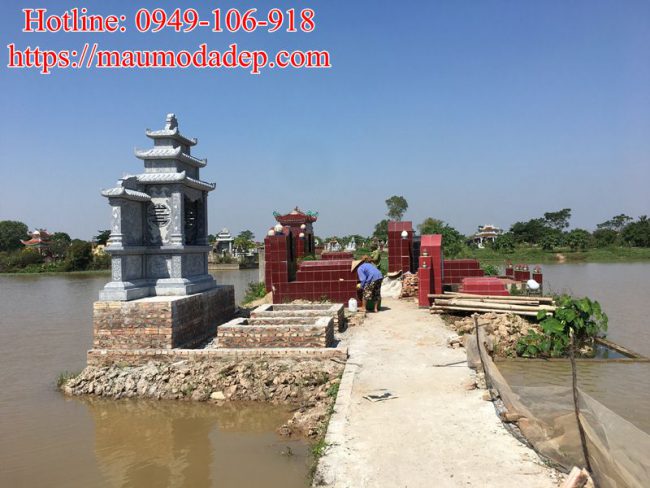 Mẫu lăng thờ đá đẹp tại Phú Xuyên- Hà Nội