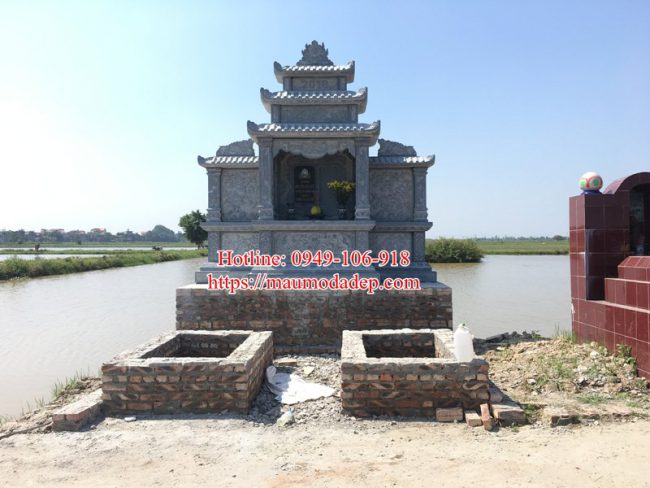 Mẫu lăng thờ đá đẹp tại Phú Xuyên- Hà Nội